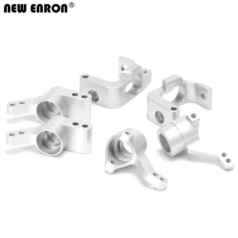 NEW ENRON Metal 101208 101209 Steering Front & Rear Hub Carrier Knuckle Set for RC 1/10 HPI WR8 3.0 Flux KEN BLOCK Bullet ST MT