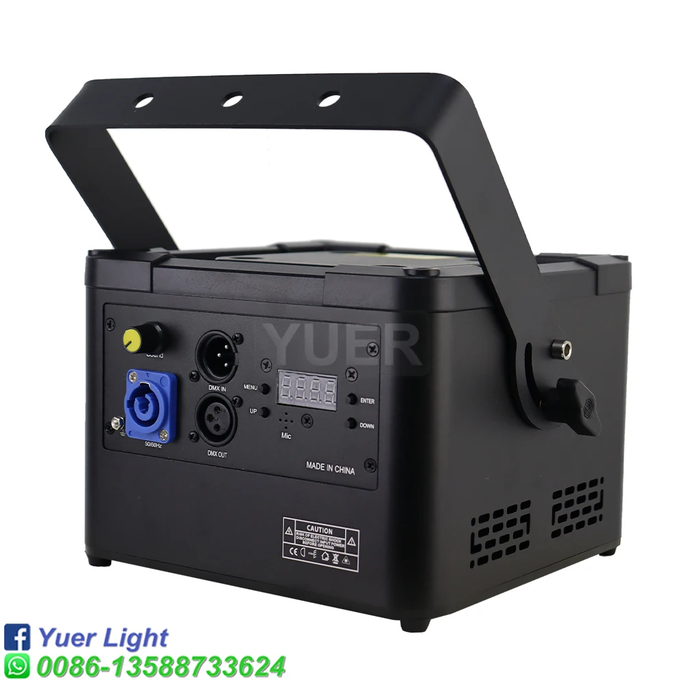 Imagem -04 - Yuer-app Control Laser Light Scanner de Animação Luzes de Palco Disco Party Efeitos de Clube Dmx512 1w 2w 3w 4w 5w 2023