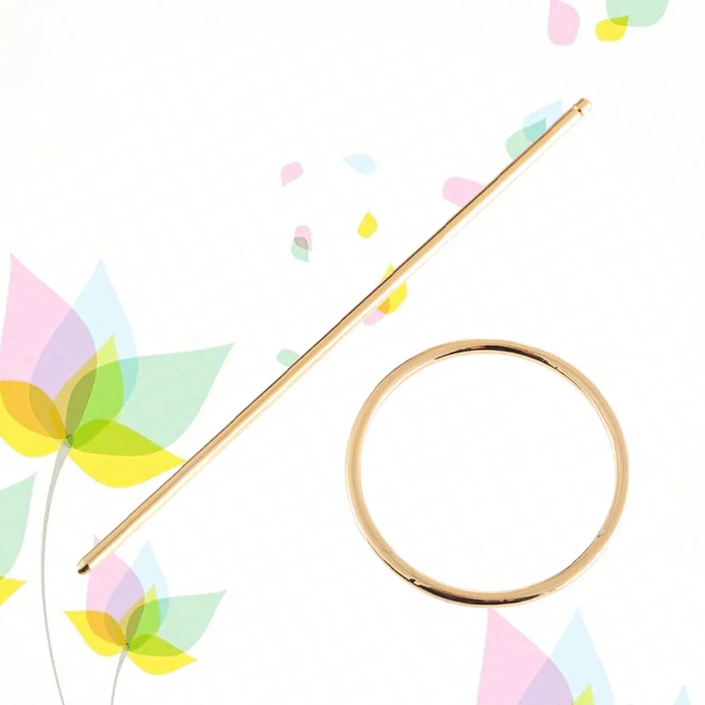 

Ring Hairpin Vintage Chopsticks Clips Decorative Retro European and American Women