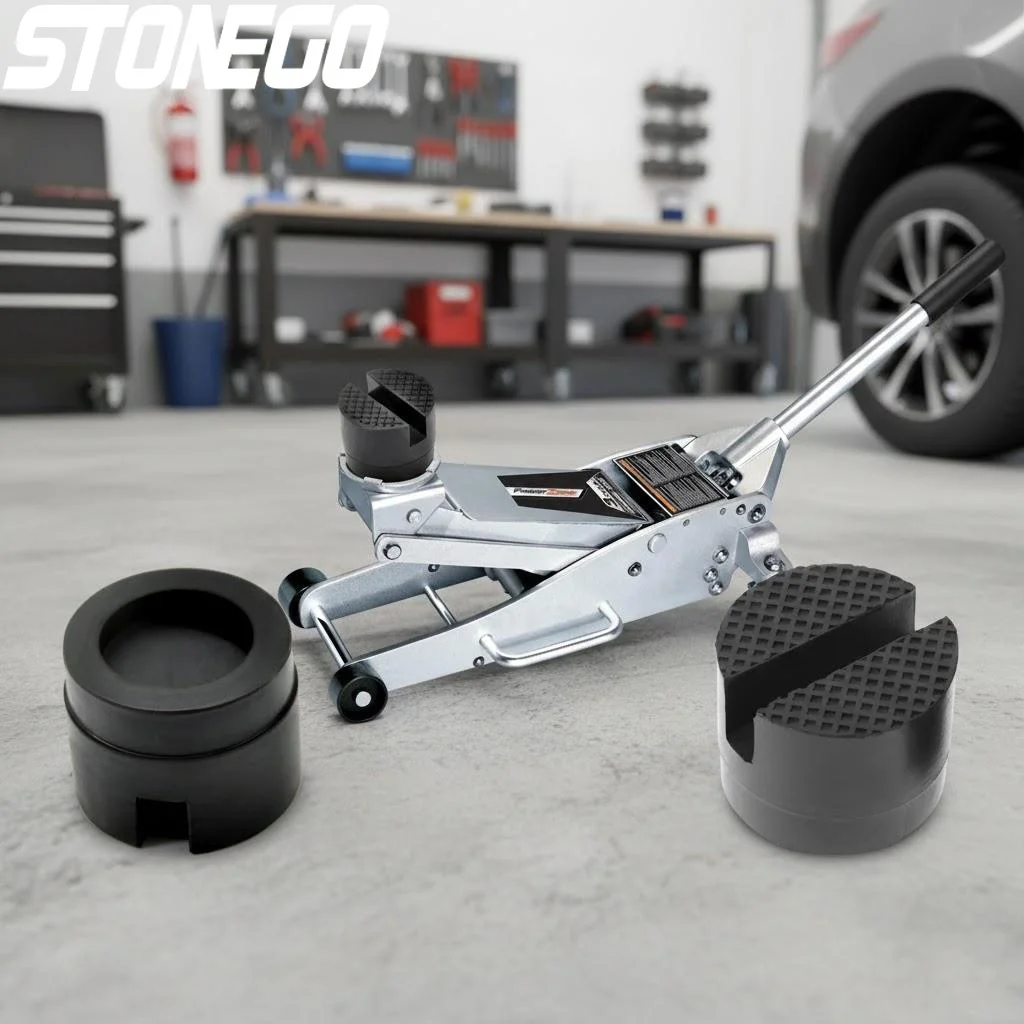 

Car Floor Frame Jack Pad Adapter Rubber Protector Tool Slotted Vehicle Repair Lifting Support Anti Slip
