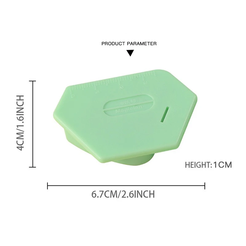 1PC Magnetic Seam Guide + Scales Sewing Tool Easy Install Metal Plate on Machine DIY Shirts Hats Pants Clothes Orange Pink Green