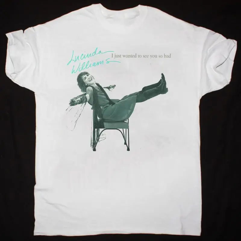 جديد شعبي لوسندا ويليامز الأبيض تي شيرت القطن Bt318