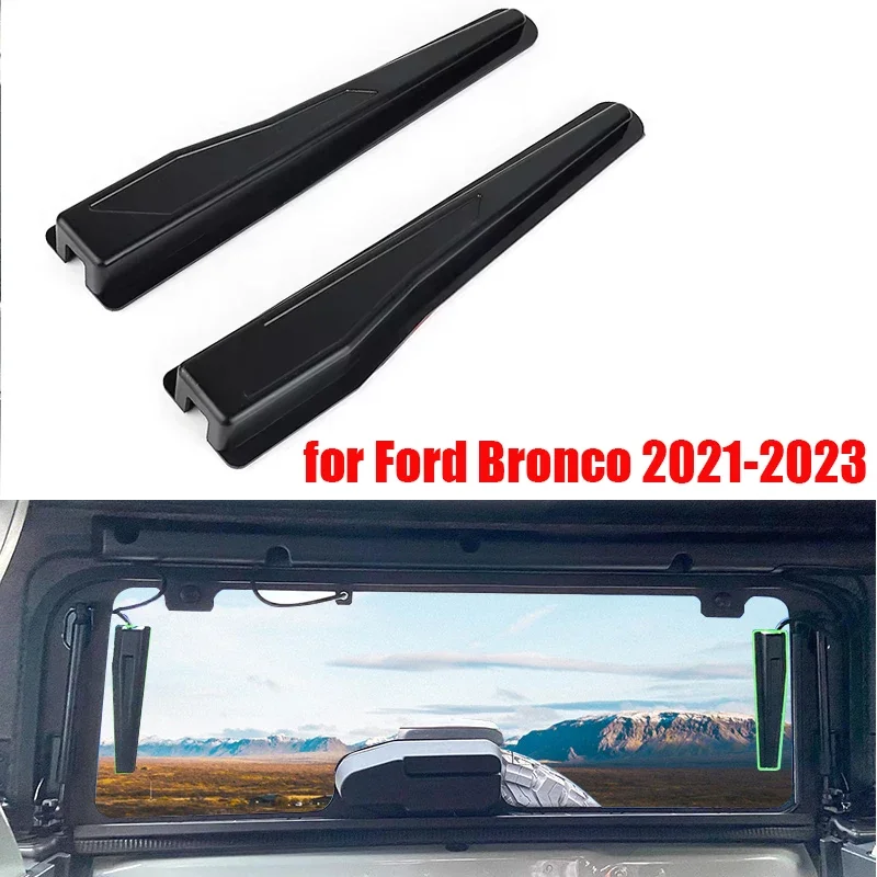 

2Pcs Rear Windshield Heating Wire Protection Cover Bar for Ford Bronco 2021-2023 Interior Car Accessories Rear Defogger Guards