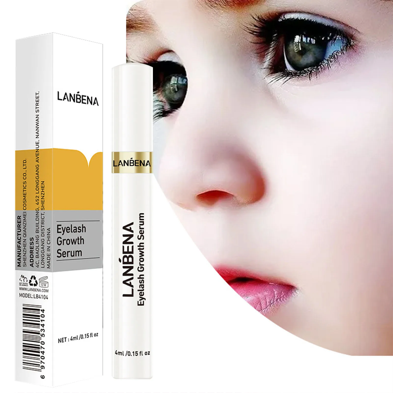 Eyelash Enhancing Essence Easy to Apply Rapid Eye lash Enhancer Activate Eyelash Growth for Longer Thicker Lashes and Brows