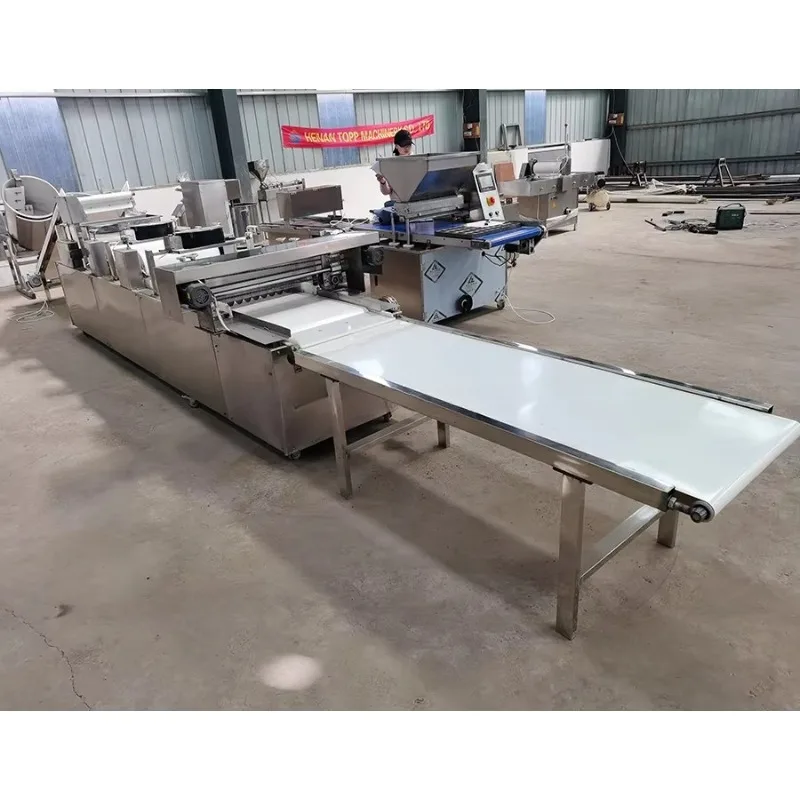 Commercial Biscuit Pastry Forming Production Line Full Automatic Dough Sheet Pressing Molding Machine Customized