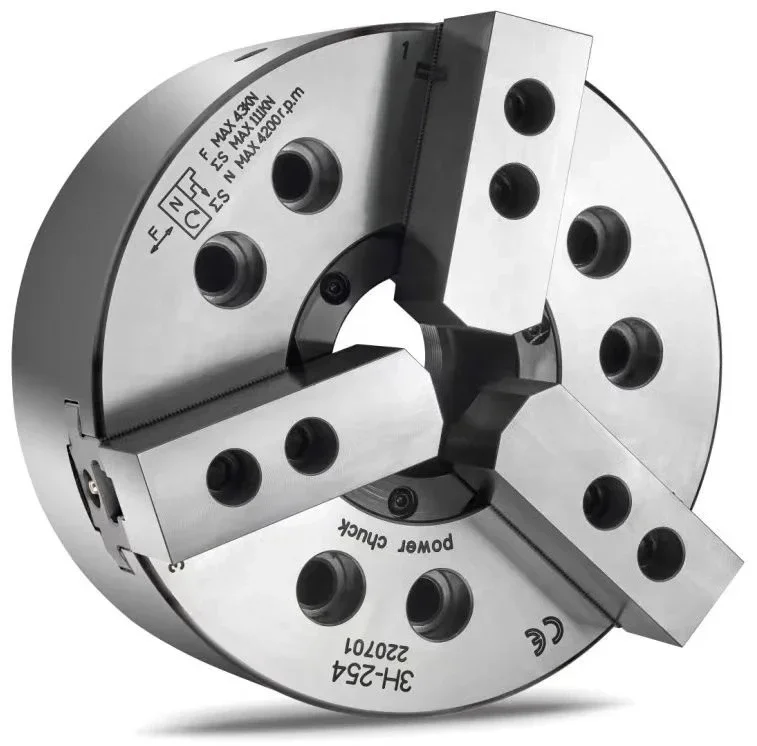 

0.003mm Precision Chuck, Chinese SANOU Brand CNC Lathe Three Jaw Hollow 6000 Speed Hydraulic Power Chuck
