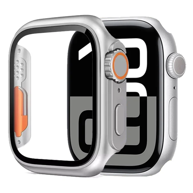 Glas+Hülle für Apple Watch 11 10 46mm 42mm 9 8 7 45mm 41mm Displayschutzfolie Change Ultra 3/2/1 Stoßfänger-Abdeckung iWatch 6 5 4 SE3/2/1 – Detail 6