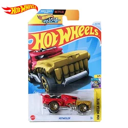 Hot Wheels-Diecast Metal Veículo Modelo Brinquedo para Meninos, Let'race Red Car Brinquedos, Coleção De Presente De Aniversário, 1: 64, Original C4982