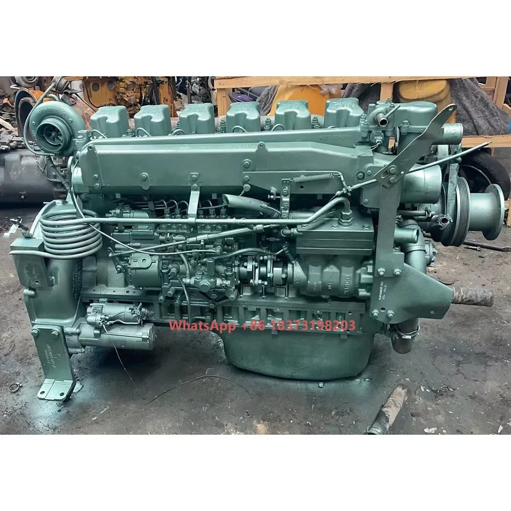 China Second Hand Inline 6-Cylinder WD615 290hp Water-Cooled Used Weichai Engine for Truck