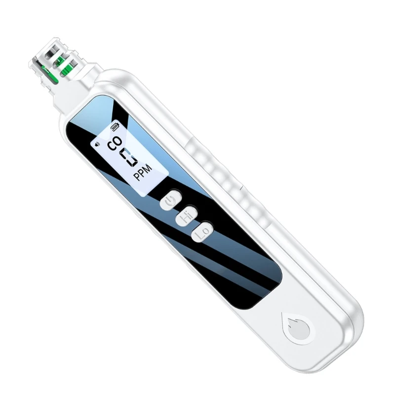 Scanner detector carbono com bateria display, para segurança industrial