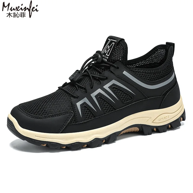 

2025 New Men'S Shoes Mesh Breathable Casual Sneakers Outdoor Hiking Men'S Summer Sneakers Cheap Shoes Clearance Free Shipping