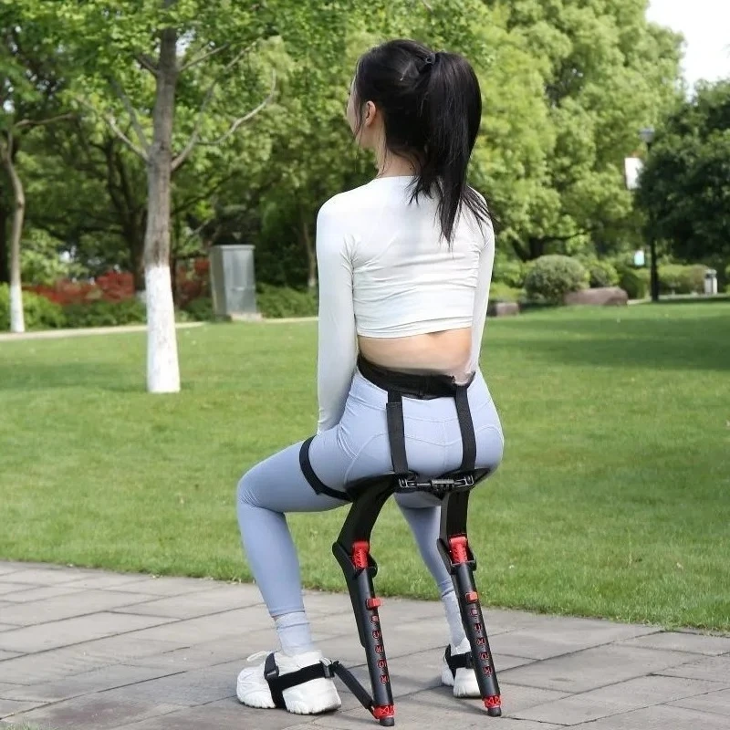 Portable Lightweight Outdoor Fishing Seat Foldable Height Adjustable Wearable Stool