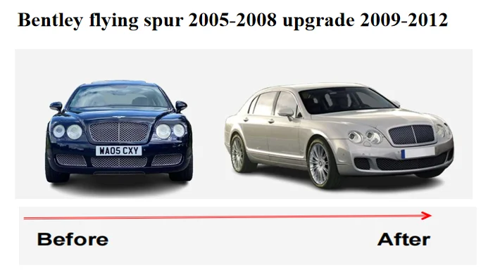 مجموعة أجزاء الجسم للمصد الأمامي 2009-2012 لترقية بنتلي كونتيننتال فلاينج سبير 2006