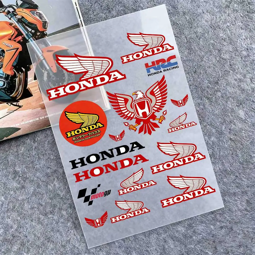 

Светоотражающие наклейки для мотоциклов Honda, 3M, предупреждающие о безопасности в темноте, для шлемов скутеров