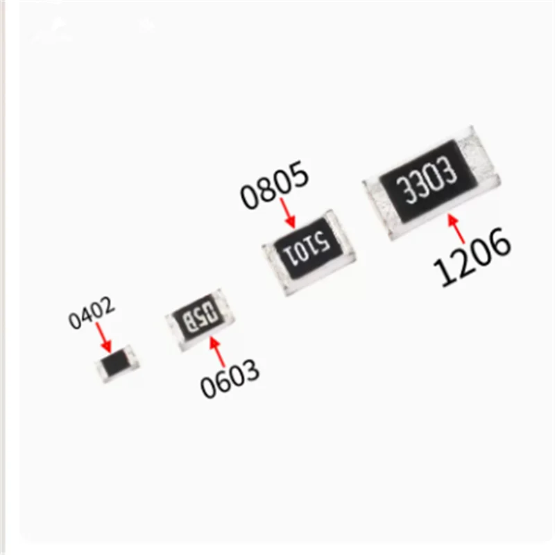 100pcs SMD 1206 resistor 1% 0R ~ 10M 1/4W 0 0.1 1 10 100 160 240 360 ohm 1K 2 2.2K 3 4.7K 10K 100K 1R 10R 120R 180R 220R 470R 1M