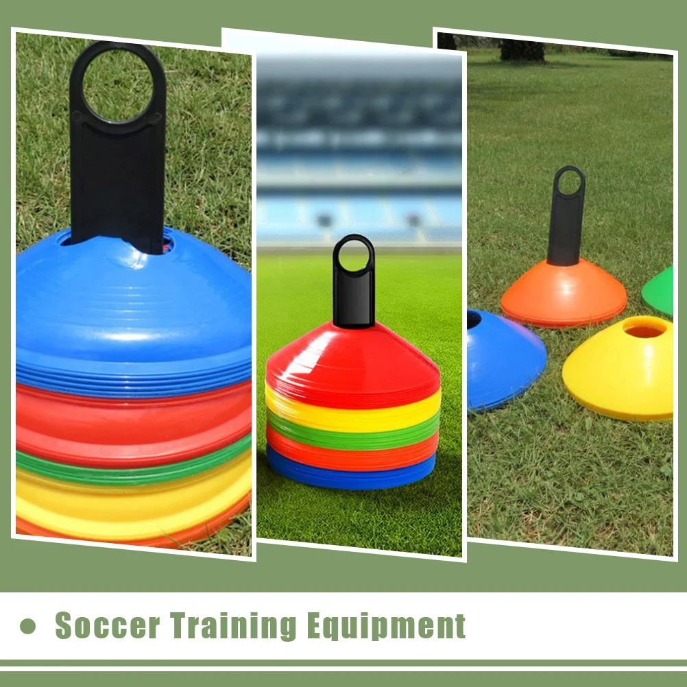

5 Pcs Equipment Football Training Stand Fitness Cone Holder Pp Stands Marker Tray Rack