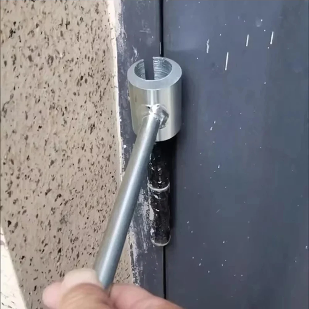 For Residential Use Door Hinge Tool Flag Hinge Tool Silvery Double-ended Design Two Sizes In One Steel Construction