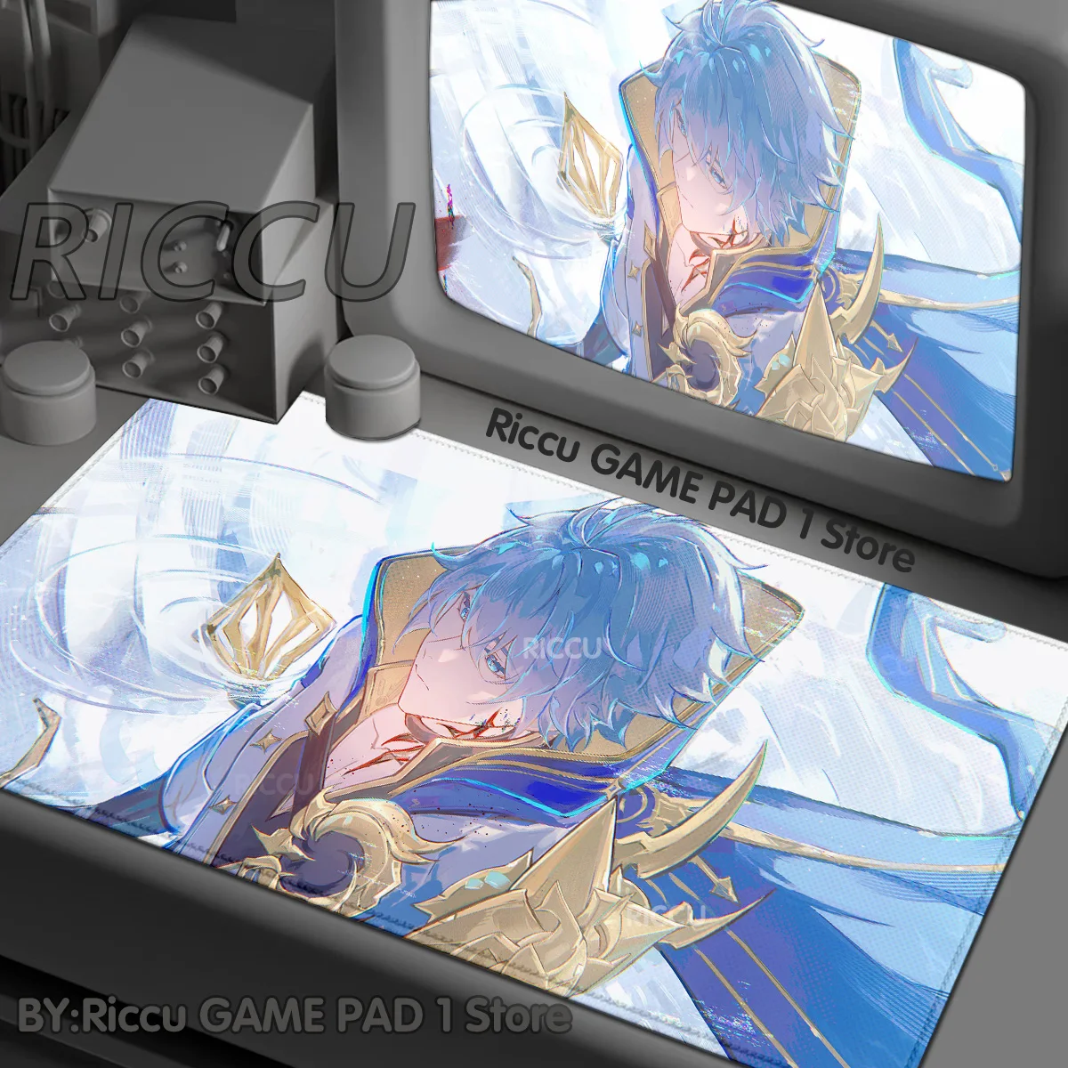 Honkai Star Rail Phainon Decoracion Mousepad ملحقات ألعاب الكمبيوتر لوحة المفاتيح مكتب الكمبيوتر لوحة الماوس المطاطية حصيرة الماوس المكتبية #3