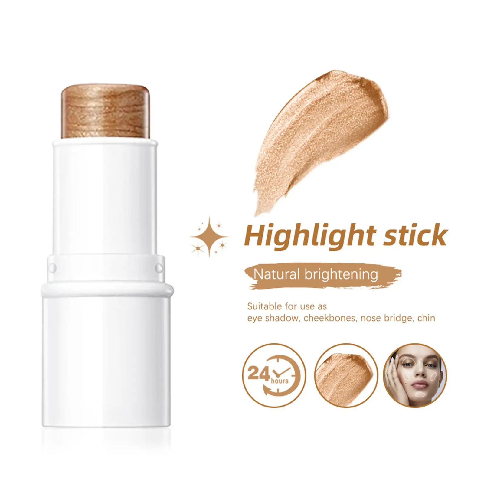 Blush Sticks Shimmer Powder Glitter Rouge Pen for Face Girls Valentine'S Day