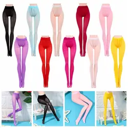 Colorful Pantyhose Bottoms Socks Girl Gift Doll Silk Stockings Mini Elastic leggings Toys Panty hose Dolls Accessories