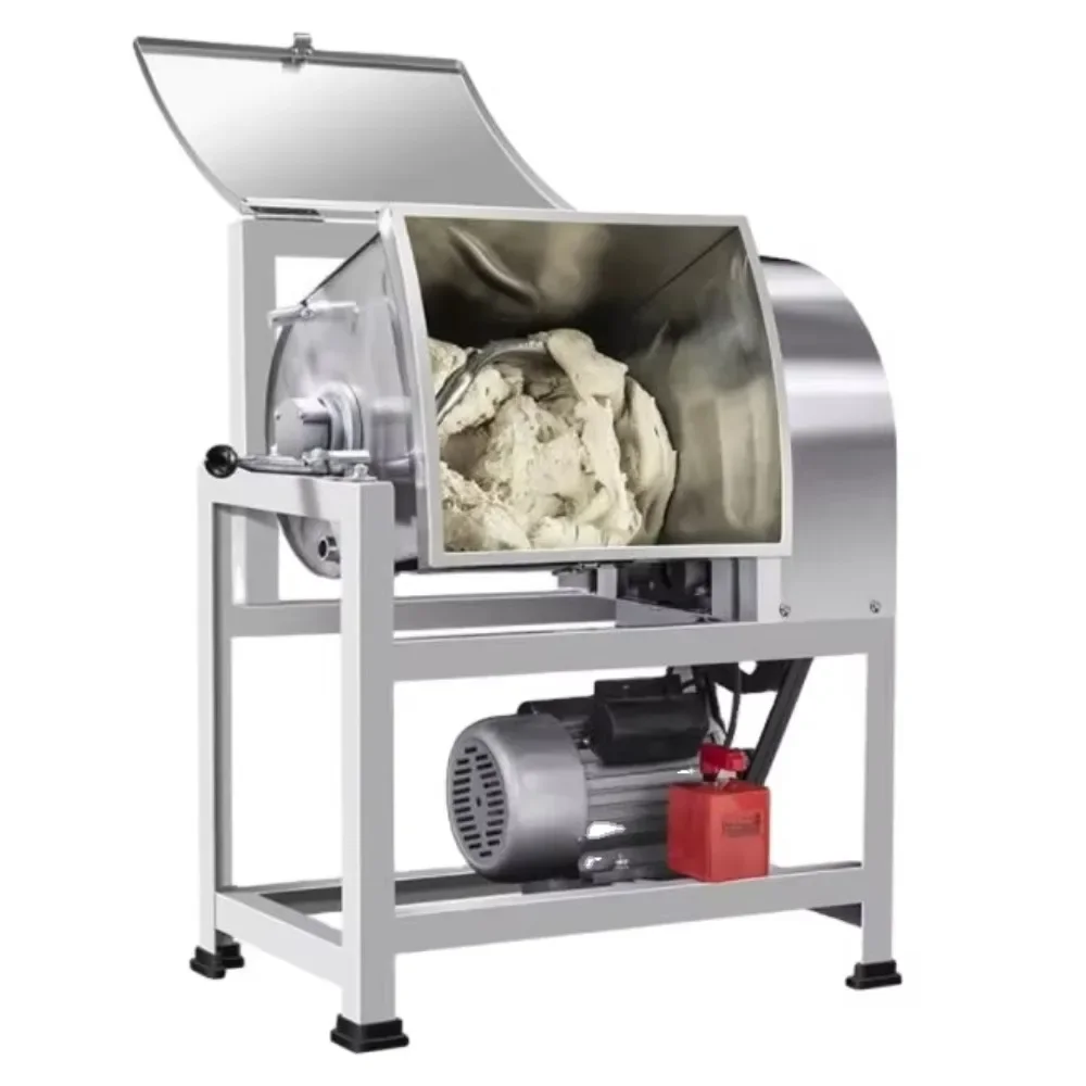Noodle Mixer Commercial 5kg 15kg 25kg Automatic Stainless Steel Mixer Household Electric Dough Mixer