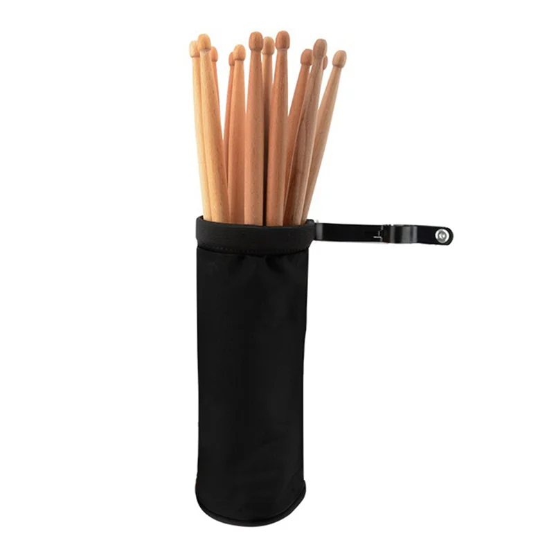 

RTSHE-2X Nylon Container Bag, Drum Stick Holder Drumstick Bag For Drum Set Clamp On Stick Holder Bag Container
