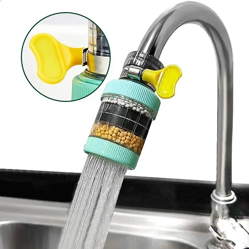 New Water Faucet Filter Household Kitchen Home Faucet Mini Tap Water Clean Purifier Filter Filtration Cartridge Carbon Filter