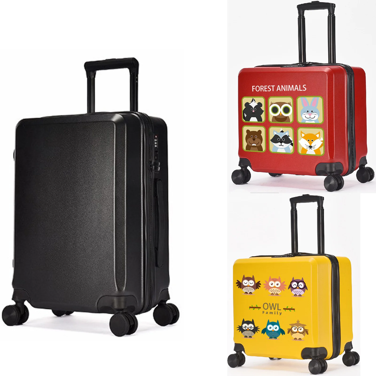 

17"19"20"22"24"26Inch Carry On Trolley Rolling Luggage Big Travel Suitcase On Wheel TSA Lock Check-in Case Valise Free Shipping