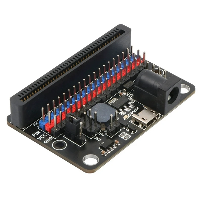 1 Piece For Micro:Bit Expansion Board To 5V Power Supply Io Improvement Board Micro-Bit Adapter Board Black