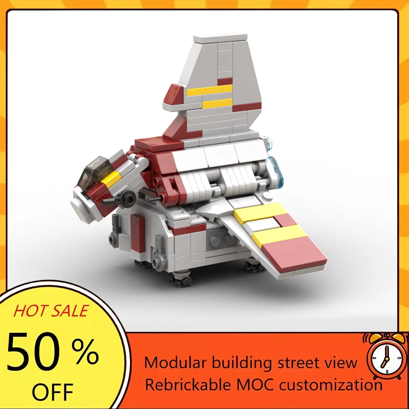 

285PCS Popular Space War Movie Model MOC Building Bricks Spaceship Modular Technology Gifts Holiday Assemble Children Toy Suit