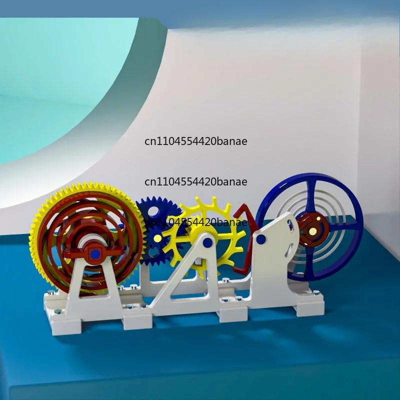 3D printing model making tourbillon escapement structure clock imitation movement model handmade clockwork toy