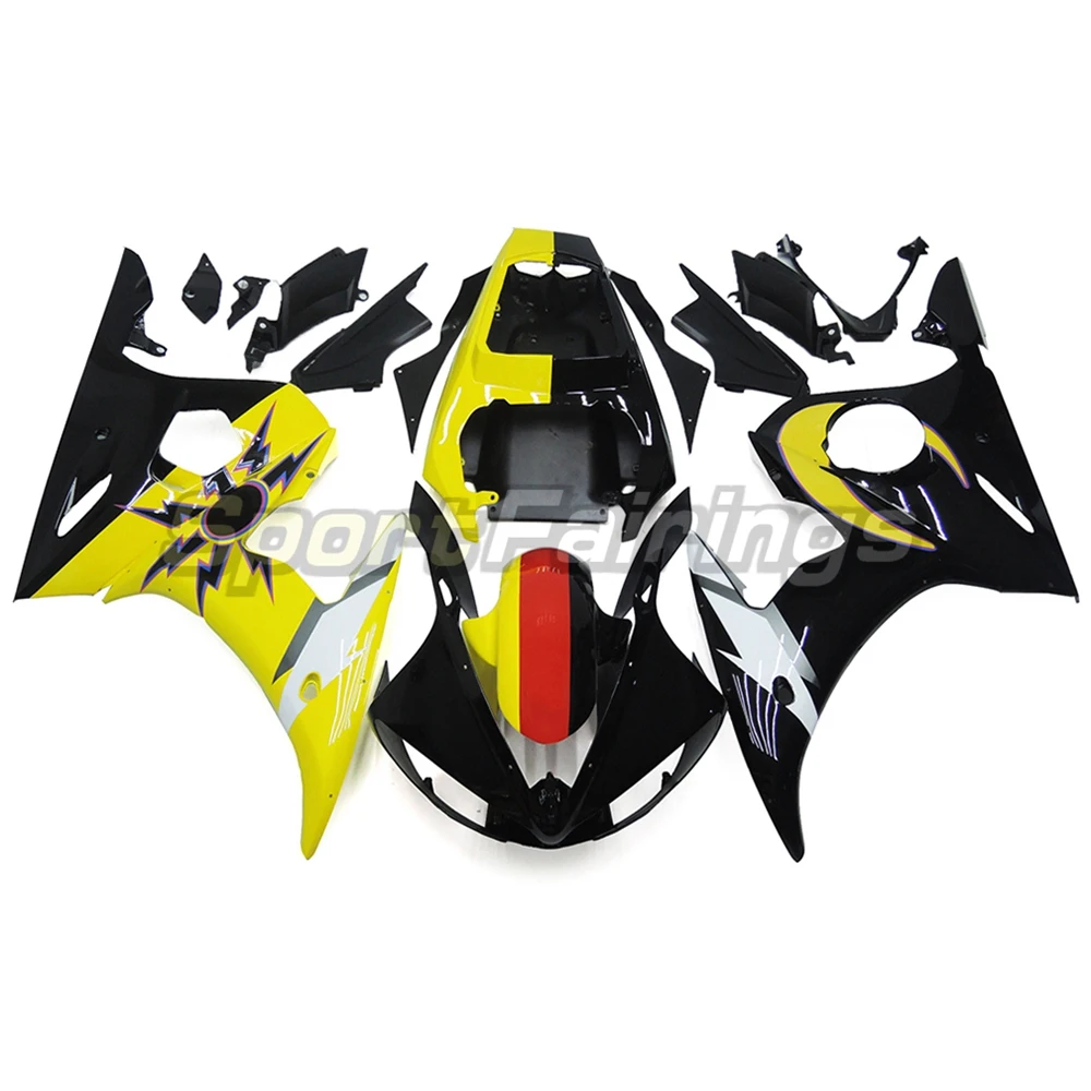 

Комплект обтекателей для мотоцикла из АБС-пластика, комплекты обтекателей, полный корпус кузова для Yamaha YZF R6 YZFR6 YZF-R6 YZF600 2003 2004 2005