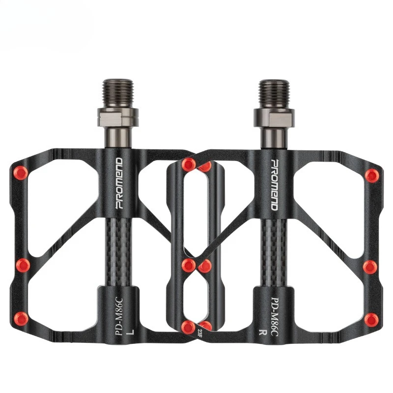 

Новая велосипедная педаль PROMEND R87C, шоссейный велосипед, педаль с подшипником из углеродного волокна, педаль для горного велосипеда 3, педаль