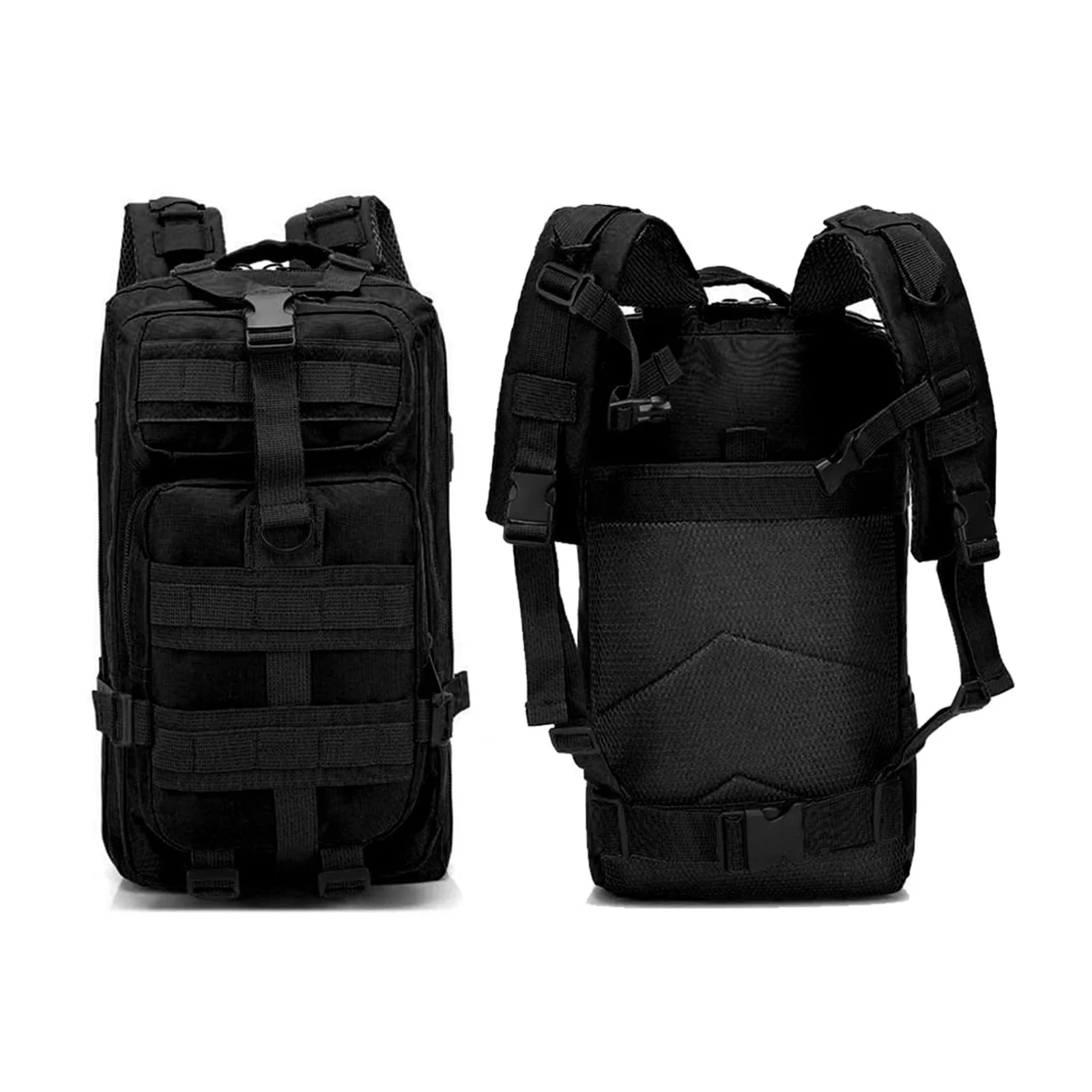 Ransel taktis besar 3 hari, tas ransel Molle Bugout untuk mendaki bepergian Treking