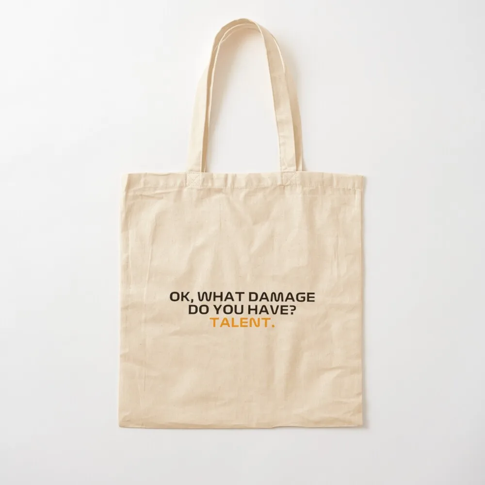 Ok what damage do you have Tote Bag shopping bag canvas tote bag Women's canvas bags Canvas Tote