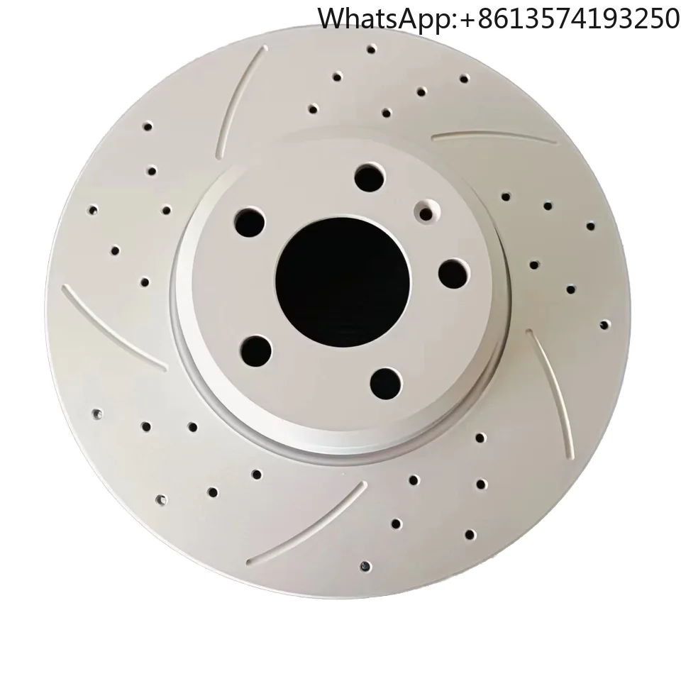 For Brake System 314*25mm OE#8K0615301 Front Drilled and Slotted Disc Brake Vent Bake Disc for Audi A4/A5/S4/S5