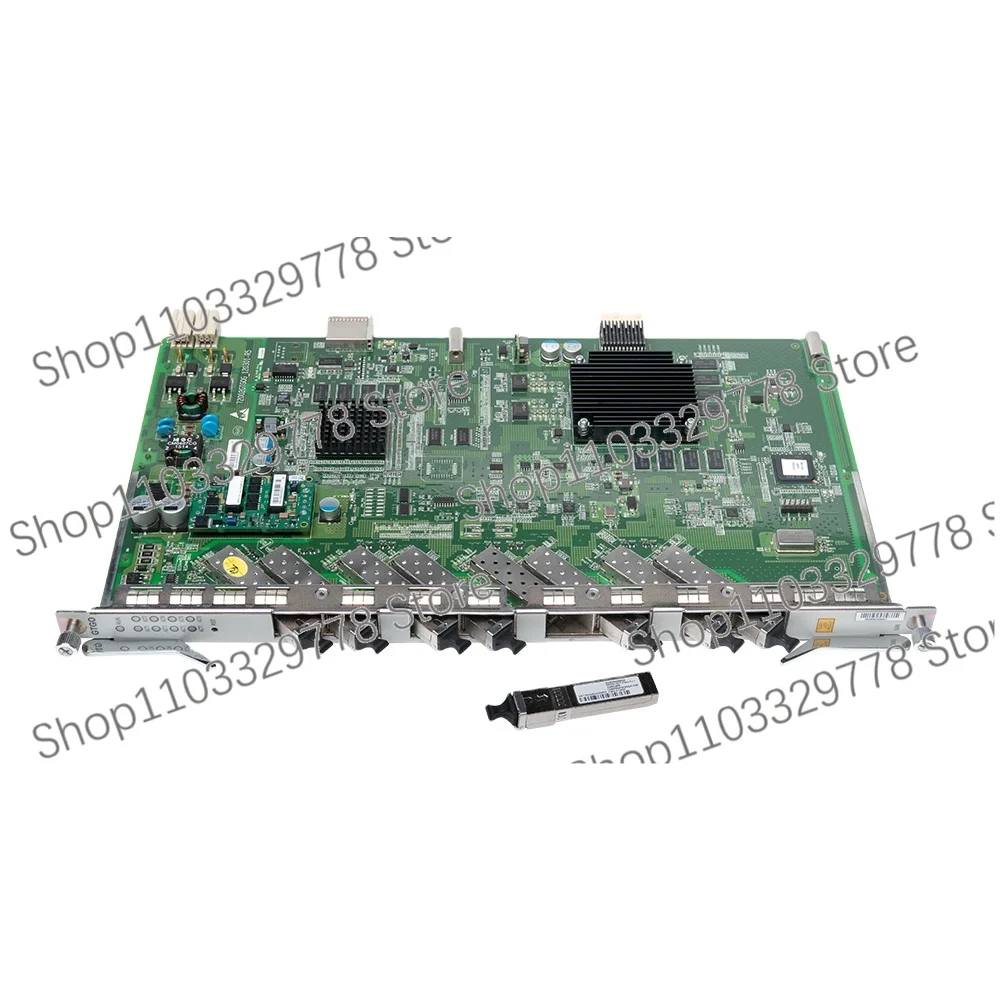 GTGO C+/C++ 8 Ports Service Board 8pcs SFPs Modules C+/C++ Used for OLT C300 C320 Series Business Card GTGO C++