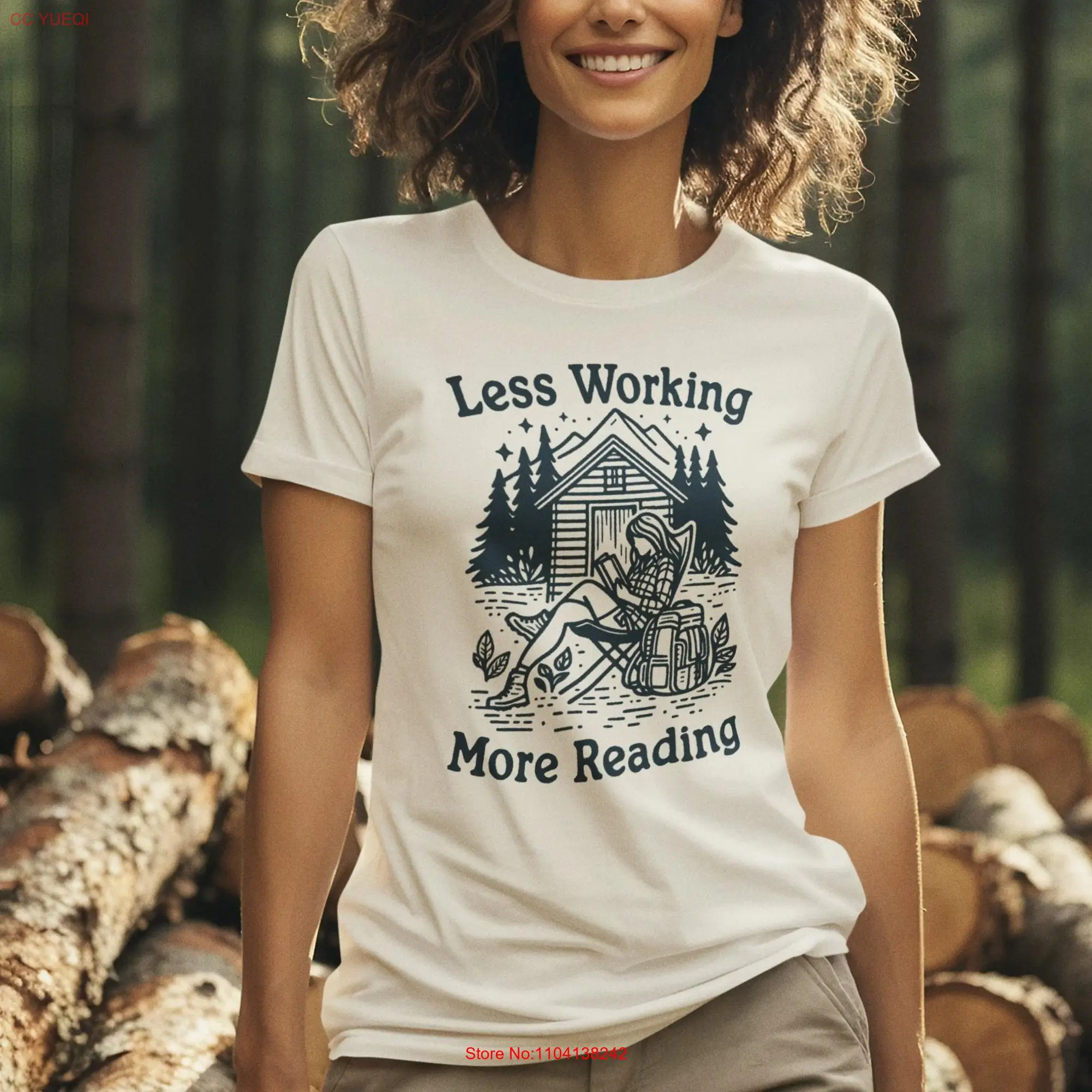 Unlock Adventure Retro T Shirt in 6 Colors Less Working More Reading Design for Camp Outdoor Enthusiasts