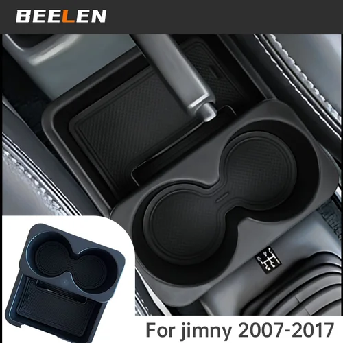 Consola central para coche, caja de almacenamiento de cambio de marchas, modelo MT, portavasos, bandeja organizadora para Suzuki Jimny JB33 JB43 2007-2017, accesorios