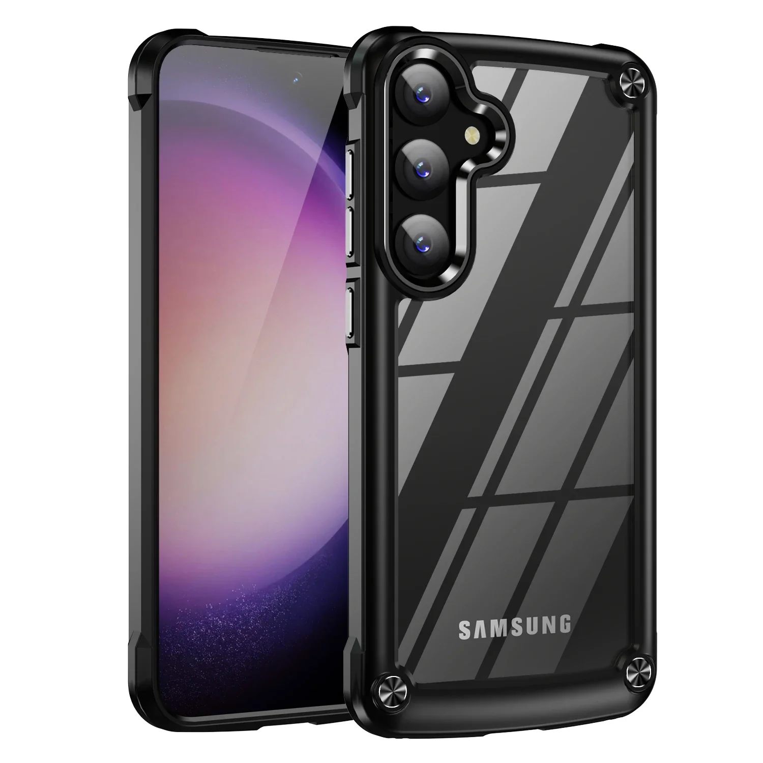 

Новый прозрачный чехол Armor Military Grade для Samsung Galaxy S25 S24 S23 + S25FE S24FE FE Ultra Plus A56 A36 A26 A16 A55 A35 A15 Cover