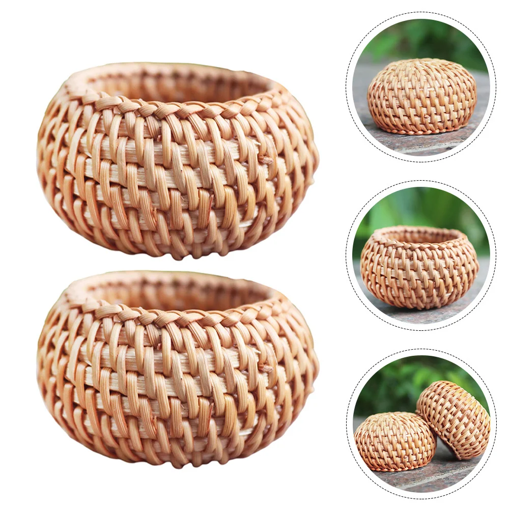 

2Pcs Rattan Incense Burner Stick Holder Desktop Aroma Furnace for Office Home Meditation Aid Sleeping Decorative Censer