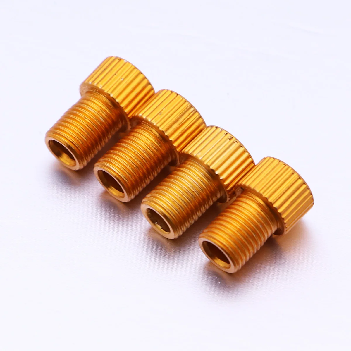 

4Pcs Bicycle to Adapters Aluminum Alloy Road Valve Pump Air Compressor Converter Adapter Adapter