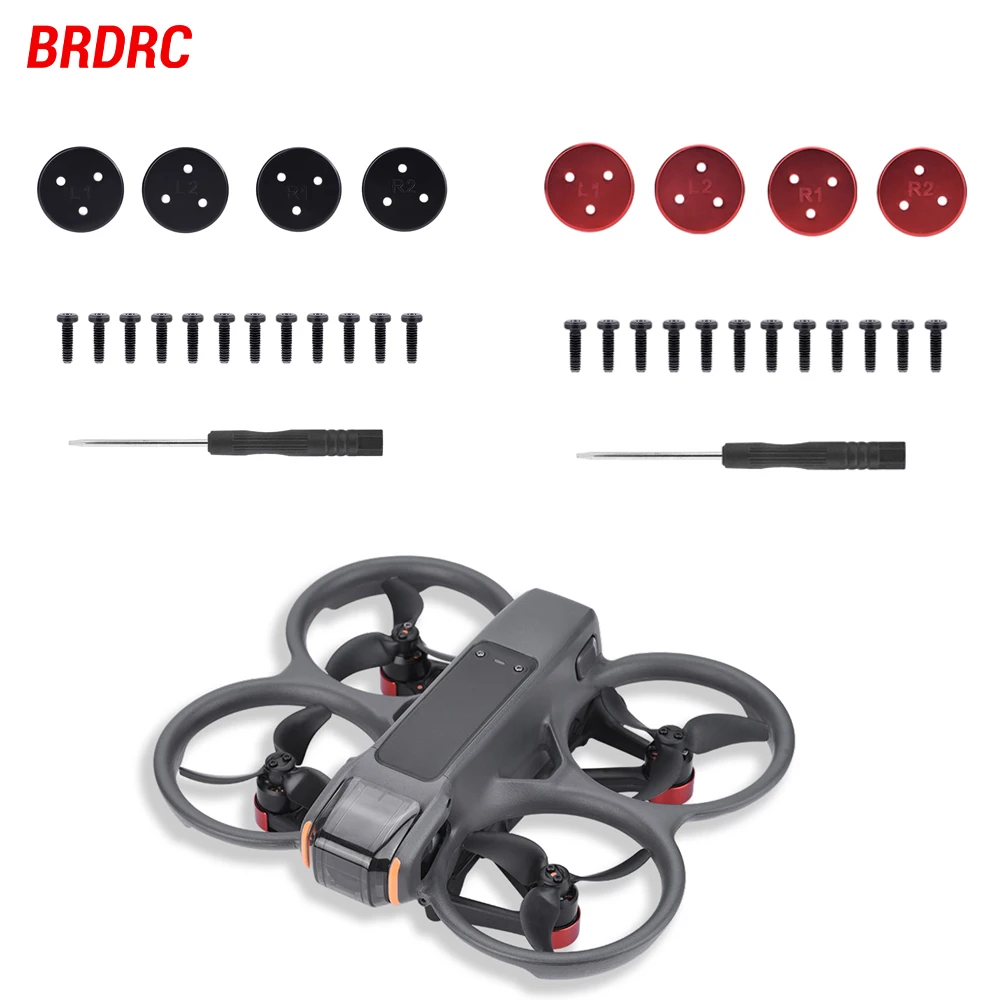

Крышка двигателя для DJI Avata 2 Нижняя алюминиевая крышка для дрона легкая Пыленепроницаемая устойчивая к царапинам крышка аксессуары для квадрокоптера