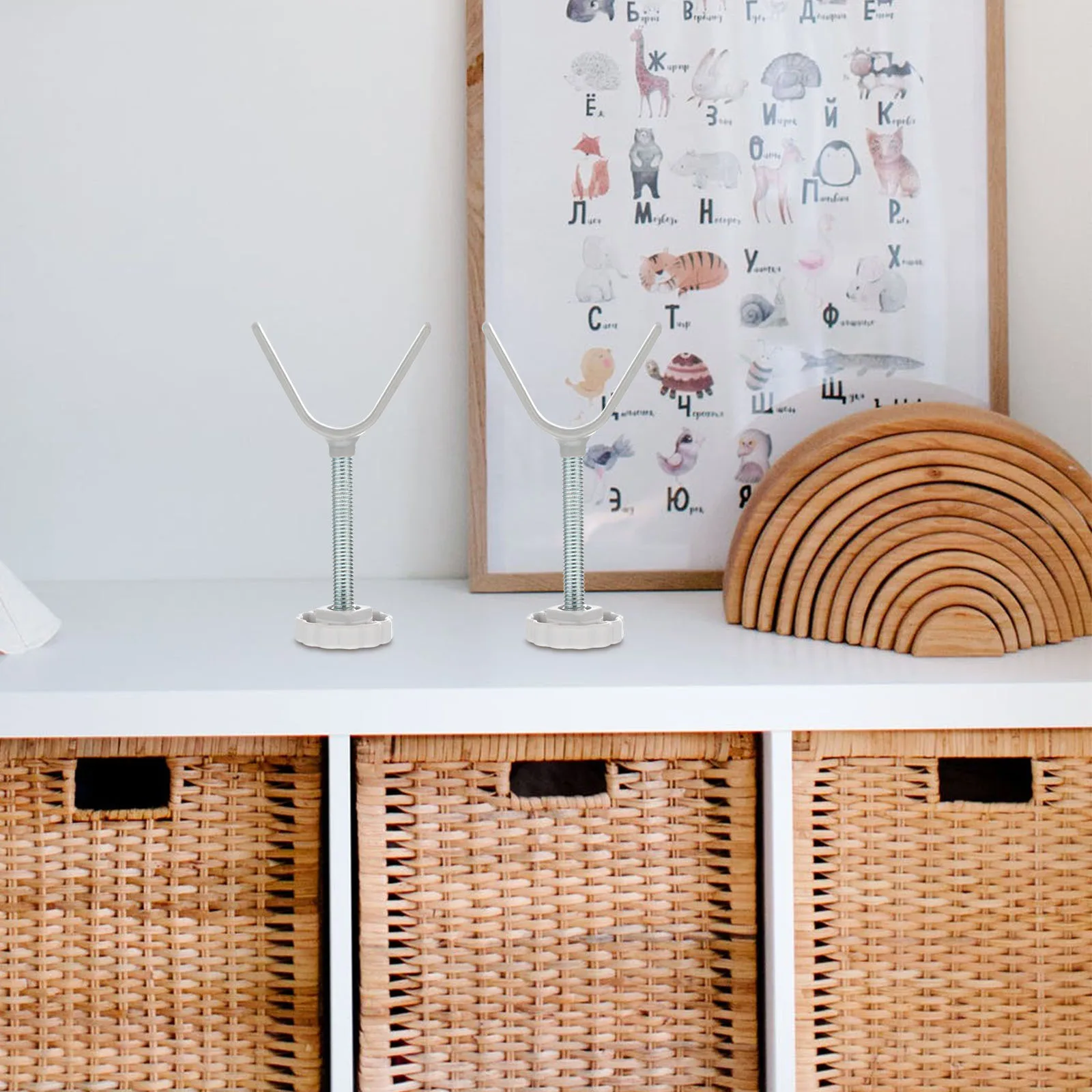 1 قطعة بوابة السلامة المناسب Y نوع سبائك الفضة المثبت لباب السكك الحديدية الاستقرار دائم الدرابزين حامل الدرج العملي #5