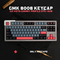 GMK 8008 Large Set PBT Keycaps DYE-SUB Cherry Profile English Custom Personality Keycaps For Mechanical  Keyboard  61/64/68/75