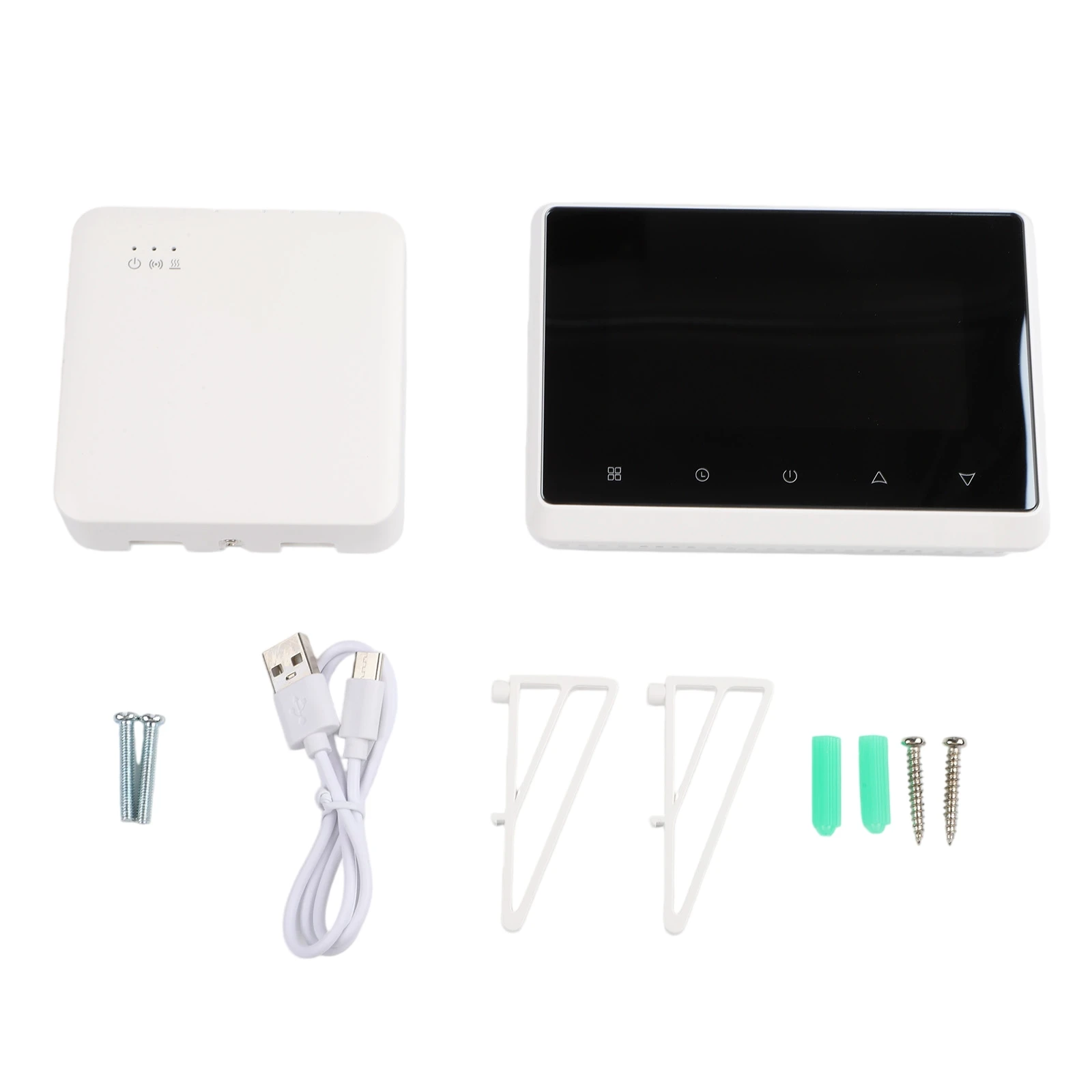 APP Control Smart Thermostat for Compatible Current Load 3A / 3A Voice Control Wall-Mounted Boilers Water Floor Heating