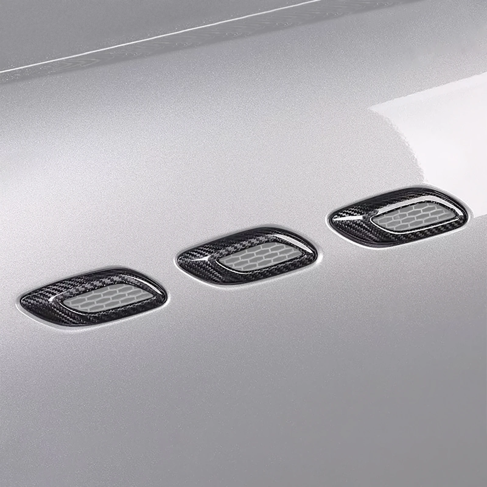 Side Air Vent Fender Cover Trim Decal Protector for Maserati Levante 2016 2017 2018 2019 Ghibli 2014-2019 Car Exterior Accessory