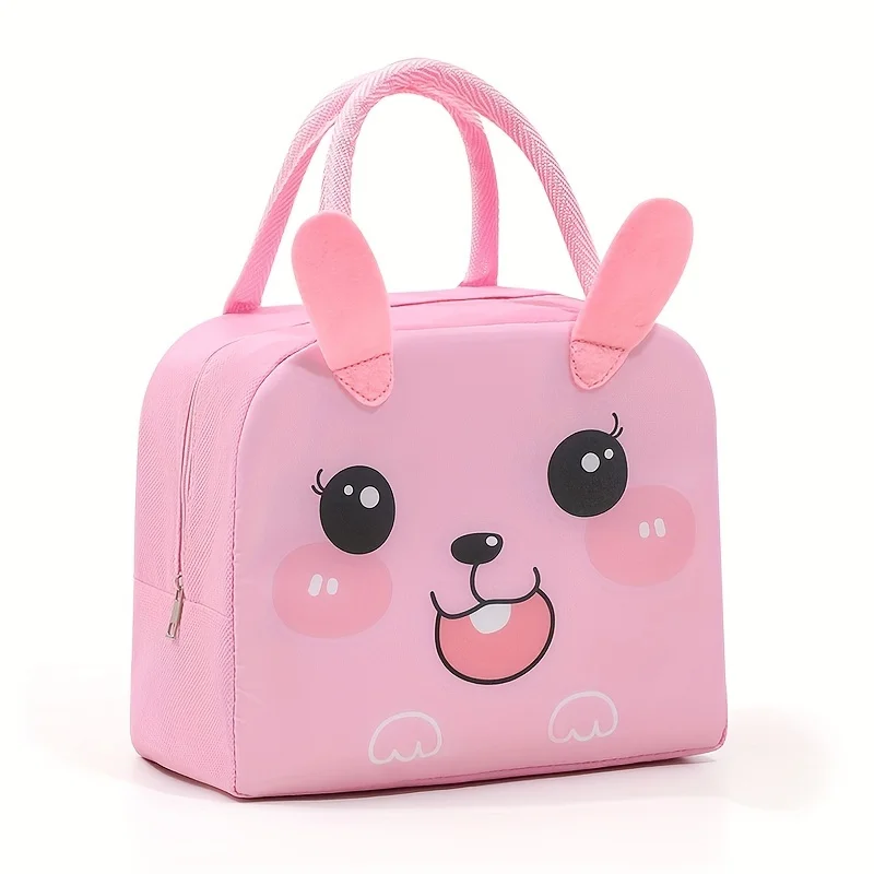 Kids Cartoon Lunch Bag Insulated Lunch Box for Boys Girls Keep Food Warm Cold Long Time Water-resistant Durable Toddler Daycare