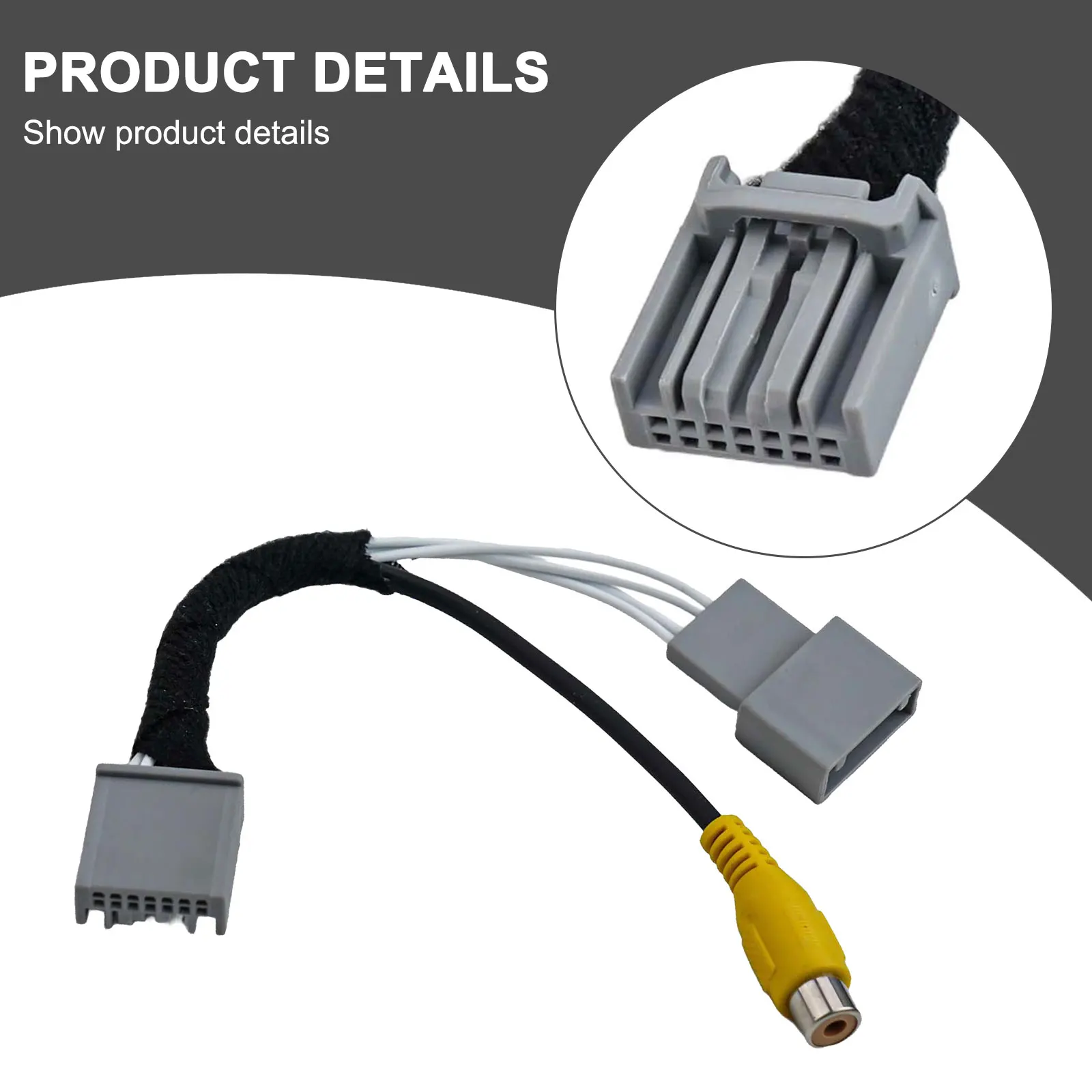 14 Pin Cable For Honda 14 Pin Adapter Cable Vehicle Reversing DC12V Voltage Easy To Use No Deformation For CR-V 2012-2016