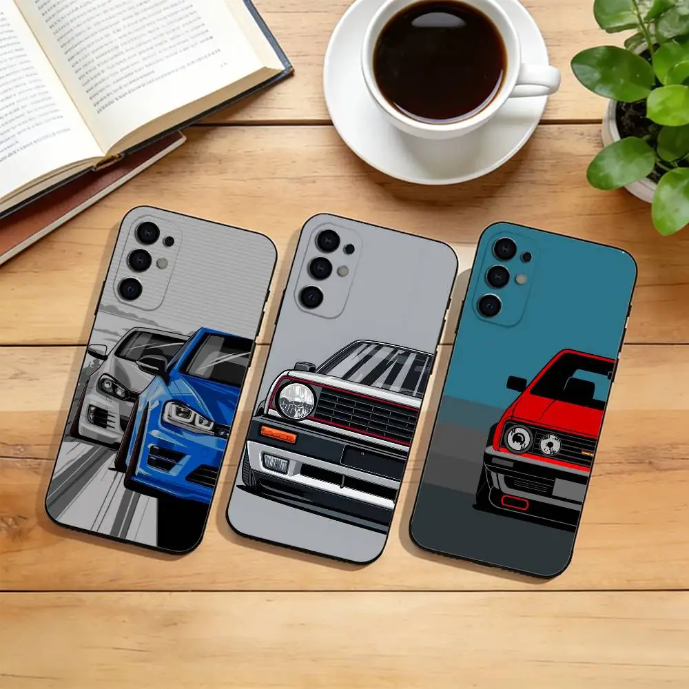Cool-Golf-Car  Phone Case For Samsung S25,S24,S21,S22,S23,S30,Ultra,S20,Plus,Fe,Lite,Note,10,Black Cover